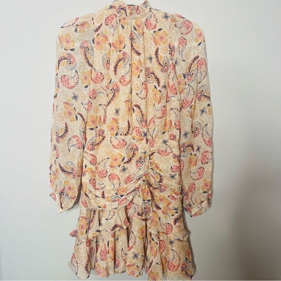 YUMI Kim New Teyona Mini Dress in Country Paisley Sand XS - Picture 7 of 9